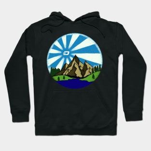 DASH Rise Oil Paint Art Hoodie